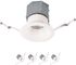 WAC Lighting, Pop-in 4in LED Round Recessed Kit 3000K in 5-CCT Selectable 2700K-3000K-3500K-4000K-5000K (Pack of 4)