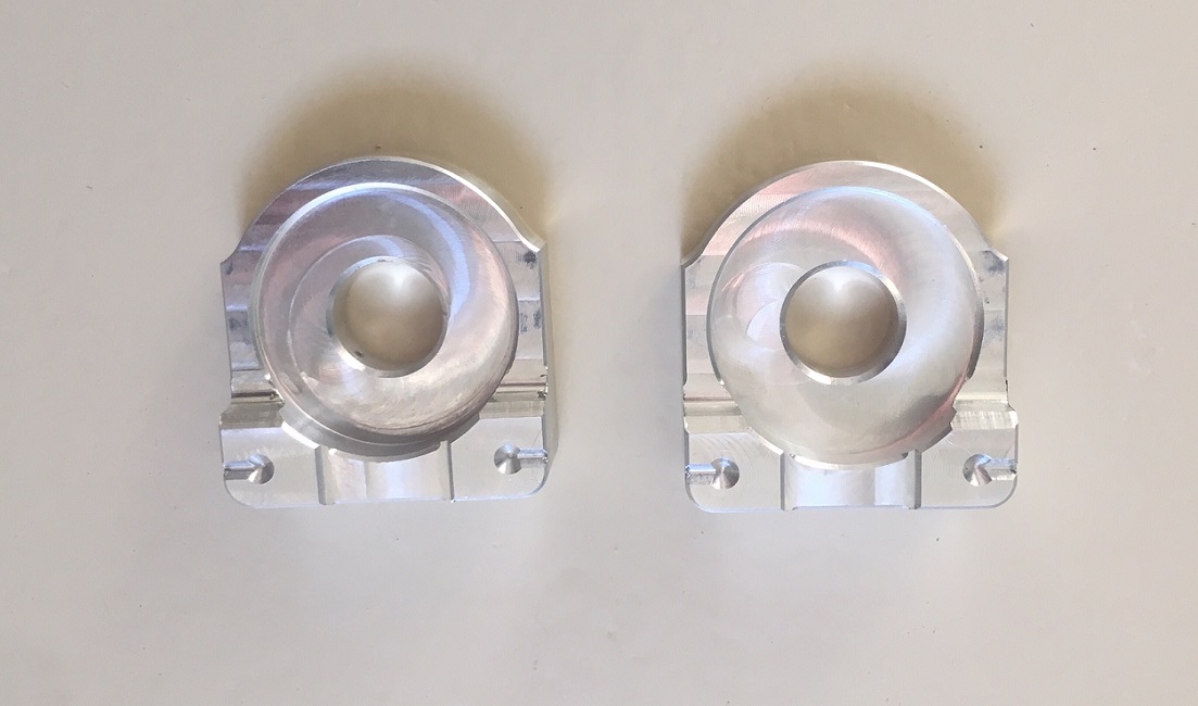 Aluminum Adjuster Blocks Billetware Aftermarket KLX110 Swingarms (Set