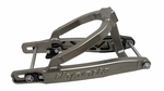 TB Parts Gray Extended Swingarm, +2 Inch - All Kawasaki KLX110 - FREE CHAIN GUIDE