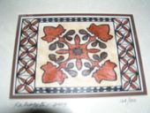 11 x 14 Hawaiian BREADFRUIT (ULU) QUILT Design Tapa Cloth Painting. Tropical Home Decor. Oceanic Art.