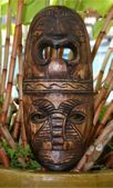 12" Fijian Mask of LOVE & PROSPERITY HAND CARVED Oceanic Art.