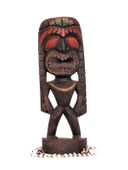 12" HEALTH TIKI STATUE. Hawaiian Tiki Sculpture. Tropical Tiki Decor. Gifts with aloha...