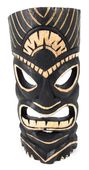 12" WARRIOR KANALOA Hawaiian Tiki Mask. Tiki God of the Ocean and Abundance. Polynesian Carving. Oceanic Art