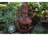 12" MARQUESAN Island TIki.  PREMIUM Acacia KOA WOOD. Museum Replica