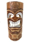12" Fury Road Tiki Mask. There must Be Only One! Tropical Tiki Decoration. Hawaii Decor. Gifts with aloha... (513730)