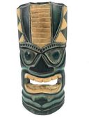 12" Ocean / Fishing / Abundance Tiki Mask. Tropical Tiki Decoration. Hawaii Decor. Gifts with aloha...
