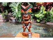 16" LOVE TIKI STATUE. Hawaiian Tiki Sculpture. Tropical Tiki Decor. Gifts with aloha...