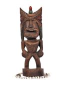 16" MONEY TIKI STATUE. Hawaiian Tiki Sculpture. Tropical Tiki Decor. Gifts with aloha...