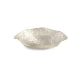 17" LARGE CAPIZ SHELL WAVY ROUND BOWL - Gold Finish - Tropical Table Accents - Hawaiian Gifts with Aloha...