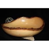  18" Carved Tamarind Wood Bowl. Art Gallery Grade!!