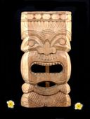 18" KU Mask,,Tiki God of Strength, War, Healing... KOA Wood Carving