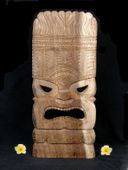 18" Premium Hawaiian Indoor / Outdoor Kanaloa Tiki Mask.  Hand Carved. Polynesian Decor. Oceanic Art.