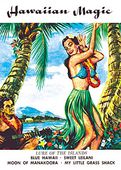 1940's Vintage Hawaii Melody Sheet Music Cover. "HAWAIIAN MAGIC". Retro Nostalgia Hawaiiana Plantation Style, period art print.