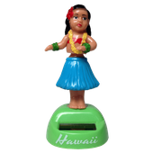 NEW!! SOLAR Hula Girl Dashboard Doll. Exotic Bobble Nodder