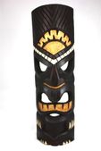 20" HAWAIIAN TIKI GOD LONO - MONEY / LUCKY TIki Mask. Tropical Tiki Decorations