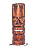 20" HAWAIIAN TIKI MASK KANE  - MONEY TIKI - Tropical Home Decor 