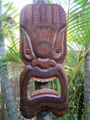 20" HAWAIIAN OCEAN Tribal SHIELD Mask - South Seas Oceanic  Art - Wood Carving