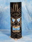 20" HAWAIIAN "Strength" TIKI MASK. Polynesian Wood Carving.