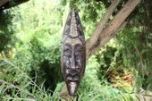 20" SUPREME CHIEF Primitive Tribal Mask. Abstract Art