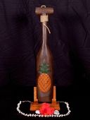 22" Retro Hawaiian Nautical Paddle with Pineapple and Rope. Tiki Bar / Luau Sign
