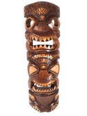 24" Beautiful Happiness & Learning Tiki Mask. Gifts with Aloha...