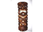 24" PREMIUM  Hawaiian LOVE AND PROSPERITY Tiki Tribal Mask.Tropical Tiki Decor.  Great Gift!!