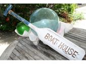 32"  BOATHOUSE Nautical Paddle. Available RED / YELLOW / BLUE Coastal Colors.