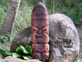 36" KANALOA SURF GOD Tiki Mask. Indoor/Outdoor. Oceanic Art