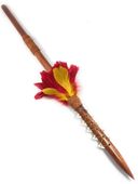 36" Authentic Hawaiian KOA WOOD Spear with10 Sharks Teeth. Polynesian Weapon. Oceanic Art