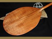 60"  Classic Curly Koa Wood Paddle. Made in Hawaii