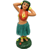 4" HULA GIRL Classic Dashboard Doll. 