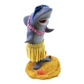 4" Mano Da Shark with Sunglasses Hula Dashboard Bobble Head Doll