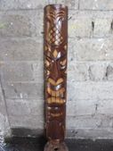40" Kane Hospitality Pineapple Tiki Mask.  Hawaiian Decor