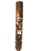 40" Kuka Ilimoku  - Money - Tiki Mask - Hand Carved