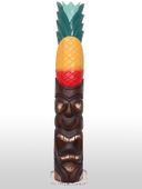 40" LARGE  HAWAIIAN RASTAMAN Tiki Mask. Polynesian Sculpture. Hand Carved and Painted Wood. Oceanic Art