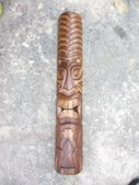 40" Lono Tiki Mask  - Love Tiki Mask - Hand Carved