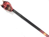 63" Lucky Devil Power TIki Stick -  Polynesian Wood  Walking Stick.  Gifts with Aloha...