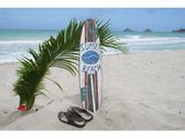  40" SUNSET BEACH Roxy Tiki Surfboard Sign. Island Style Beach Decor. Gifts with Aloha...