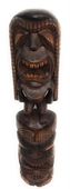 40" STACKED TIKI KANALOA and LONO Hawaiian TIKI BAR DECOR Polynesian Decor Gifts with Aloha...
