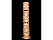 40" Triple Headed TIKI MASK -  WIND-FIRE-OCEAN - TROPICAL DECOR