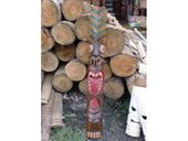 50" EXTRA LARGE  Hawaiian BIG KAHUNA Tribal Tiki  Mask. Polynesian Pop Art.  Tropical Decor