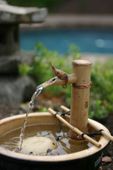 7" Small Adjustable Bamboo Water Spout Fountain. Feng Shui  Water Fall. Japanese Zen Garden Water Feature