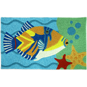  Humuhumu HAWAIIAN Fish Rug. Tropical  Throw Carpet / Bath Mat
