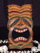 8" Hawaiian Big Kahuna - Pop Art - Tiki Mask. Gifts with Aloha...