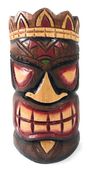 8" Hawaiian SMILEY - Ohana - Tiki Mask.  Gifts with Aloha...