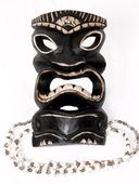 8" KANALOA Tiki Mask. Polynesian wall Decor. Oceanic Art. Gifts with aloha...