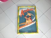 ALOHA Surfers - Nostalgia Hawaiian Vintage Art  - Classic Waikiki Surf Sign