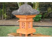 BALINESE Bamboo OUTDOOR Tiki Garden Tropical Lamp.  