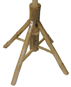 BAMBOO Umbrella Stand. Base for Tropical Thatched Umbrella