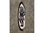  32" Large BIG KAHUNA Tiki SURF GOD DANCER Surfboard Sign - Surf Decor